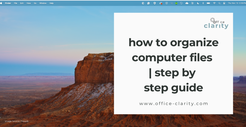 how to organize computer files mac