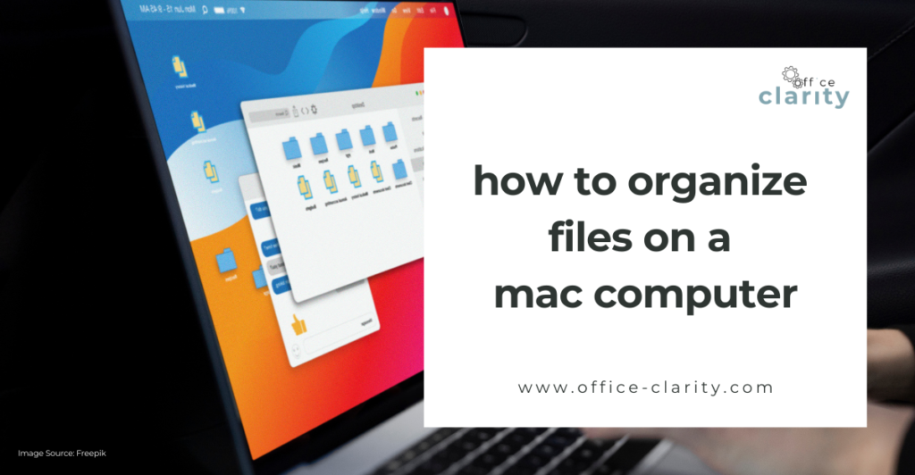 computer after how to organize files on mac