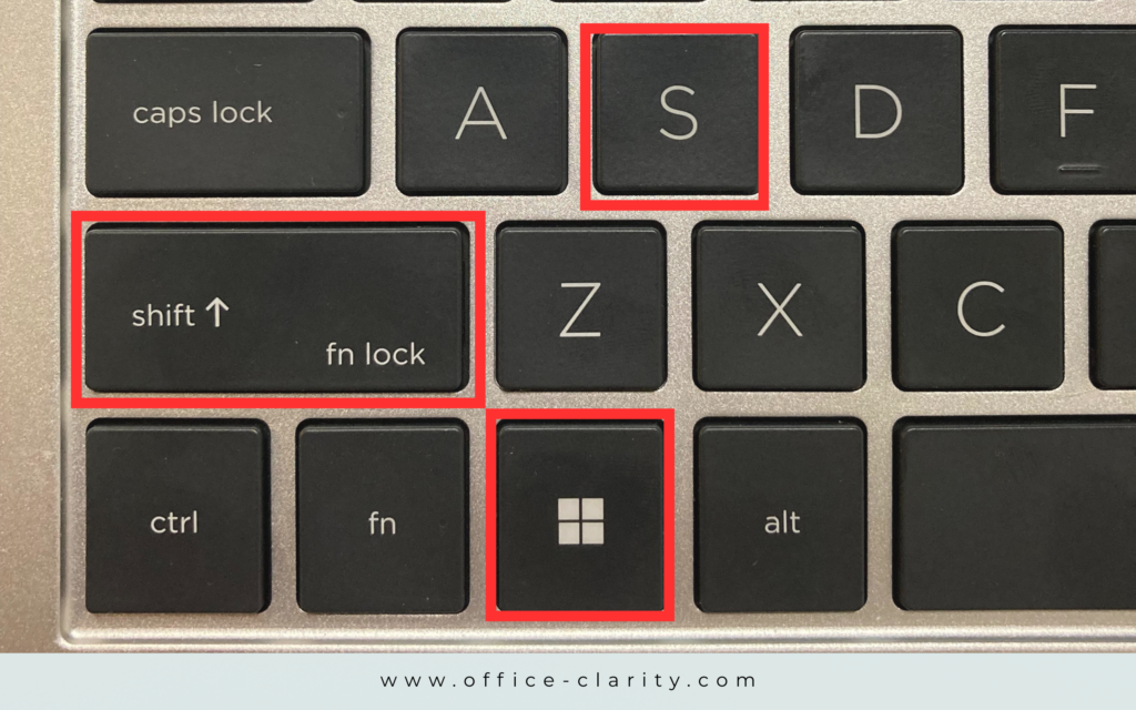 keyboard shortcut for taking a screenshot on windows