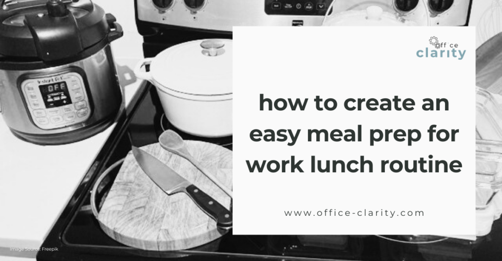 easy meal prep for work lunch